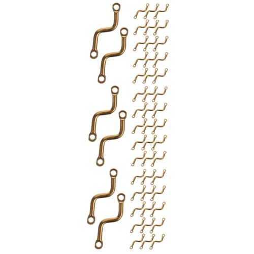 Tofficu 3 Sätze Diy Ohrschmuck Zubehör S Förmige Verbindungselemente Für Armbänder Und Praktische Schmuckherstellung Für Designs Und Projekte 150 Stück * 3 Tofficu 3 Sätze Diy Ohrschmuck Zubehör S Förmige Verbindungselemente Für Armbänder Und Praktische Schmuckherstellung Für Designs Und Projekte 150 Stück * 3 von Tofficu