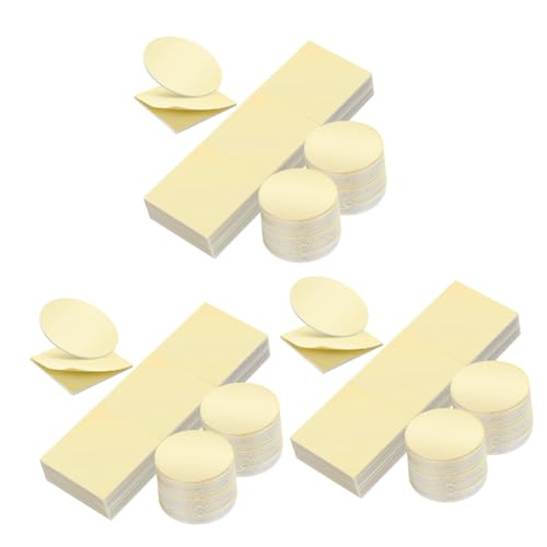 Tofficu 3 Sätze Doppelseitige Pads Doppelseitiges Schaumstoffband Montagetape Für Vielseitige Anwendungen Und Starke Haftung Für Bastel Und Reparaturprojekte 60 Stück * 3 von Tofficu