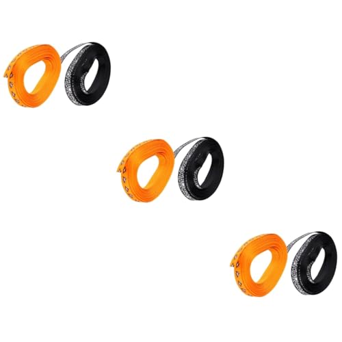 Tofficu 3 Sätze Halloween-band Halloween Dekoration Halloween-dekoration Halloweendeko Halloween-bastelband Halloween-bänder Zum Basteln Partyzubehör Handwerksband Polyester 2 Rollen * 3 von Tofficu