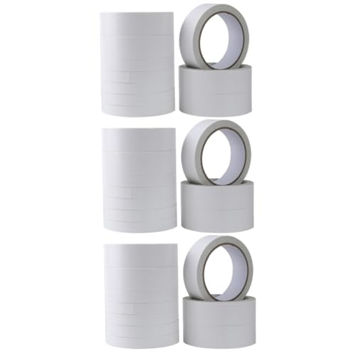 Tofficu 3 Sätze Klebeband Büroband Klebrig Doppelseitige Klebebänder Trans-tape Selbstklebende Bänder Selbstklebendes Bastelband Heißschmelzkleber Weiß 9 Rollen * 3 Tofficu 3 Sätze Klebeband Büroband Klebrig Doppelseitige Klebebänder Trans-tape Selbstklebende Bänder Selbstklebendes Bastelband Heißschmelzkleber Weiß 9 Rollen * 3 von Tofficu