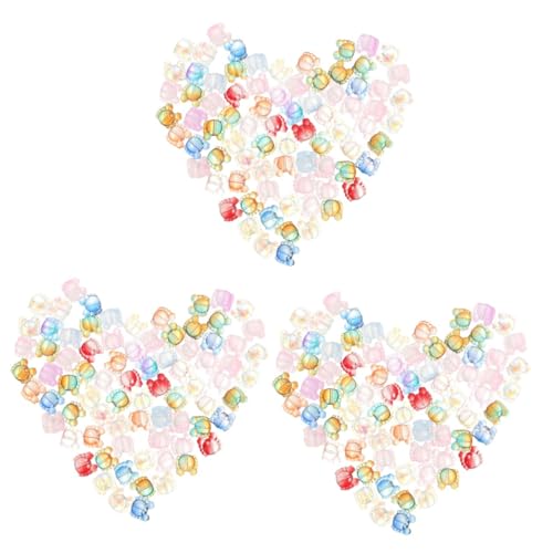 Tofficu 3 Sätze Krabbenperlen Aus Glas Bretter Armbänder Kleine Perlen Bausatz Planke Schmuck Herstellen Tischläufer Weihnachten Basteln Sie Lose Perlen Glasperlen Für Diy 100 Stück * 3 von Tofficu