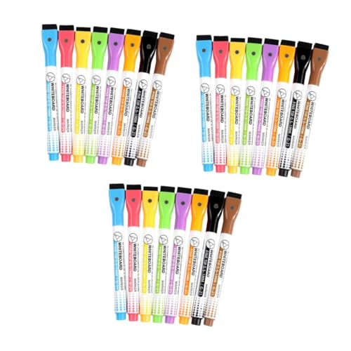 Tofficu 3 Sätze Magnetische Whiteboard Marker Abwischbare Stifte Bunten Spitze Für Kinderzeichnungen Für Büro Und Schule Kompatibel Mit Glatten Oberflächen 8 Stücke * 3 Tofficu 3 Sätze Magnetische Whiteboard Marker Abwischbare Stifte Bunten Spitze Für Kinderzeichnungen Für Büro Und Schule Kompatibel Mit Glatten Oberflächen 8 Stücke * 3 von Tofficu