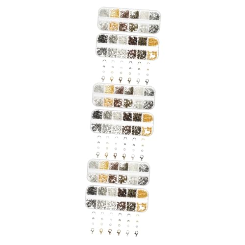 Tofficu 3 Sätze Ornament-positionierungsrohr Schmuck Herstellung Quetschperlen Diy Karabinerverschluss Selbstgemachte Ringe Zubehör Für Öffnungsringe Diy Zubehör Metall 782 Stück * 3 Tofficu 3 Sätze Ornament-positionierungsrohr Schmuck Herstellung Quetschperlen Diy Karabinerverschluss Selbstgemachte Ringe Zubehör Für Öffnungsringe Diy Zubehör Metall 782 Stück * 3 von Tofficu