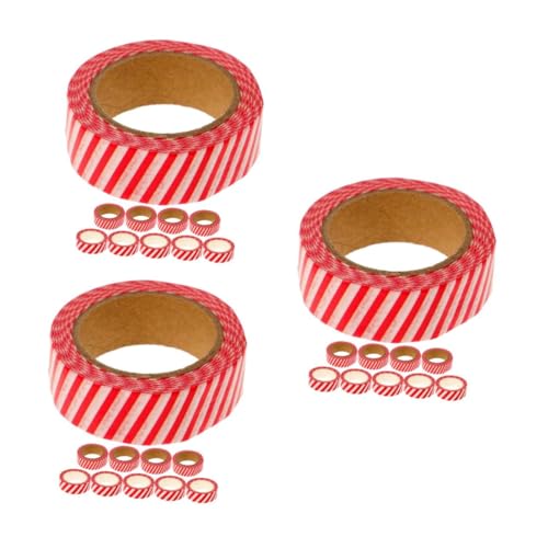 Tofficu 3 Sätze Papier Klebeband Papiertüten Aufkleber Zum Thema Weihnachten Klebeband Aufkleber Bastelklebeband Selber Machen Taschentuch Wickelband Weihnachtsband Rot 10 Rollen * 3 Tofficu 3 Sätze Papier Klebeband Papiertüten Aufkleber Zum Thema Weihnachten Klebeband Aufkleber Bastelklebeband Selber Machen Taschentuch Wickelband Weihnachtsband Rot 10 Rollen * 3 von Tofficu