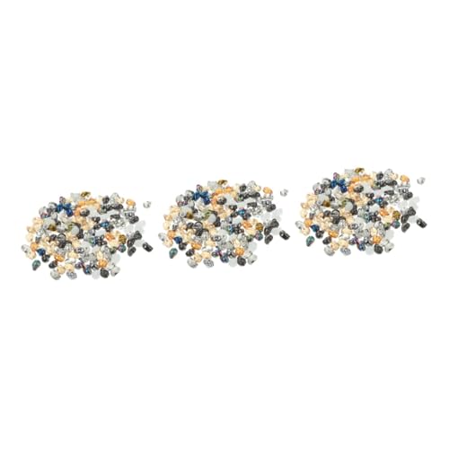 Tofficu 3 Sätze Perlen Mehrzweck- Lose Perle Bausätze Tag Der Toten Reize Schmucksteine Gemuse Zubehör Für Schmuckhandwerk Totenkopfanhänger Für Armbänder Glas 140 Stück * 3 von Tofficu