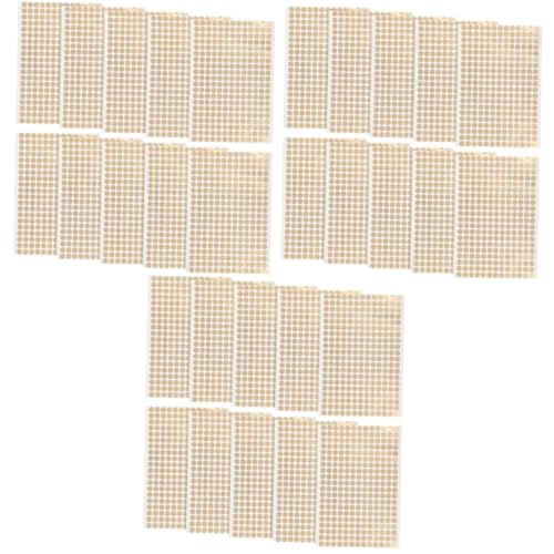 Tofficu 3 Sätze Runder Etikettenaufkleber Markierungen Runde Punktaufkleber Leerer Aufkleber Geschenkverpackung Klebepunkte Kreisetiketten Etiketten Mit Kreispunkten Golden 10 Blätter * 3 Tofficu 3 Sätze Runder Etikettenaufkleber Markierungen Runde Punktaufkleber Leerer Aufkleber Geschenkverpackung Klebepunkte Kreisetiketten Etiketten Mit Kreispunkten Golden 10 Blätter * 3 von Tofficu