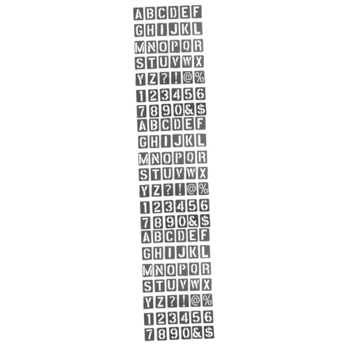 Tofficu 3 Sätze Stencils für Bastelprojekte Teiliges Wiederverwendbaren Kunststoff Buchstabenschablonen für Holz Wand und Möbelgestaltung für Diy Dekorationen und Schulprojekte Tofficu 3 Sätze Stencils für Bastelprojekte Teiliges Wiederverwendbaren Kunststoff Buchstabenschablonen für Holz Wand und Möbelgestaltung für Diy Dekorationen und Schulprojekte von Tofficu