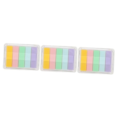 Tofficu 3 Sätze Sticky Index Tabs Selbstklebende Seitenmarker für Büro und Schule Haftung Praktisch für Notizen und Markierungen Tofficu 3 Sätze Sticky Index Tabs Selbstklebende Seitenmarker für Büro und Schule Haftung Praktisch für Notizen und Markierungen von Tofficu