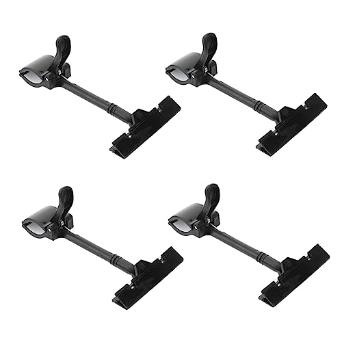 Tofficu 3 Sätze Teiliges Kunststoff Preisschildhalter Mit Clip Für Werbedisplays Für Supermärkte Und Geschäfte Drehbar Schwarz 4 Stück * 3 von Tofficu