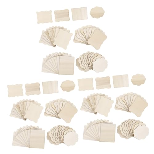 Tofficu 3 Sätze Unregelmäßige Holzspäne Für Schmucklos Rustikal Malen Holzdeko Holzplatten Holz Scheiben Holzwerkzeuge Leere Holzscheiben Unfertige Holzscheiben Beige 40 Stück * 3 von Tofficu