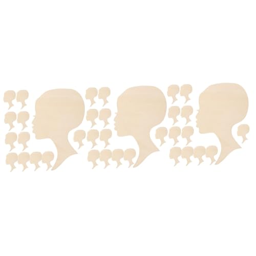 Tofficu 3 Sätze Unvollendete Holzscheiben Für Diy Bastelprojekte Holzplättchen Für Dekorationen Hochzeiten Partys Und Heimdekoration Blanko Holzplatten Für Malerei Und 15 Stück * 3 von Tofficu