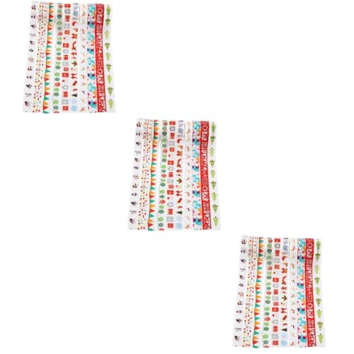 Tofficu 3 Sätze Weihnachts-washi-tape Weihnachtsband Urlaub Gold Dekoration Dekorativ Weihnachtsdeko Scrapbbok Notebook-klebeband- Abreißbares Washi-tape Papier 10 Stück * 3 Tofficu 3 Sätze Weihnachts-washi-tape Weihnachtsband Urlaub Gold Dekoration Dekorativ Weihnachtsdeko Scrapbbok Notebook-klebeband- Abreißbares Washi-tape Papier 10 Stück * 3 von Tofficu