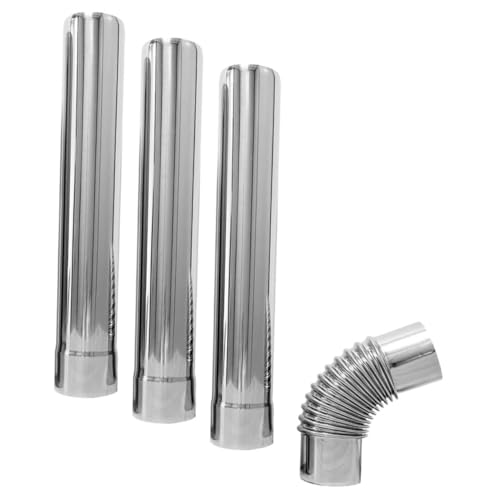 Tofficu 3 Stck. edelstahlrohr edelstahrohr abgasschlauch rauchabzug Kaminabzug entlüften Stecker Ersatz Rauchrohr aus Metall Gerades Rohr zum Ablassen des Rauchs Rostfreier Stahl Silver Tofficu 3 Stck. edelstahlrohr edelstahrohr abgasschlauch rauchabzug Kaminabzug entlüften Stecker Ersatz Rauchrohr aus Metall Gerades Rohr zum Ablassen des Rauchs Rostfreier Stahl Silver von Tofficu