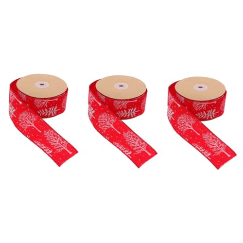 Tofficu 3 Stück 10 Weihnachtsband ribbon bandfeile cake decoration stoffband weihnachten Festliches Band bunt Schleife funkeln Organza groß Weihnachtsbogenband Weihnachts-DIY-Bogenband rot Tofficu 3 Stück 10 Weihnachtsband ribbon bandfeile cake decoration stoffband weihnachten Festliches Band bunt Schleife funkeln Organza groß Weihnachtsbogenband Weihnachts-DIY-Bogenband rot von Tofficu