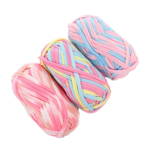Tofficu 3 Stück Abschnitt gefärbtes Tuch häkeln klobig gestrickt Stricken vegan für knüpfteppich handwebteppich polyester fiber textilgarn handgehäkeltes Garn gehäkeltes Trachtengarn Stoff Tofficu 3 Stück Abschnitt gefärbtes Tuch häkeln klobig gestrickt Stricken vegan für knüpfteppich handwebteppich polyester fiber textilgarn handgehäkeltes Garn gehäkeltes Trachtengarn Stoff von Tofficu