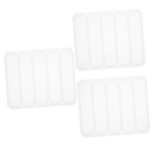 Tofficu 3 Stück Bastelset für Buchzeichen aus Silikon Diy Epoxidharz Gießform für Kreative Lesezeichen Ovales Design für Persönliche und Bastelprojekte Langlebig und Vielseitig Einsetzbar Tofficu 3 Stück Bastelset für Buchzeichen aus Silikon Diy Epoxidharz Gießform für Kreative Lesezeichen Ovales Design für Persönliche und Bastelprojekte Langlebig und Vielseitig Einsetzbar von Tofficu