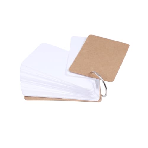 Tofficu 3 Stück Blanko Notizblöcke mit Metallring Handliches Memo Pad mit Einzel Lochung Kompakte Kärtchen für Schule Büro Vielseitig als Notizzettel und Lesezeichen Geeignet Weiß Tofficu 3 Stück Blanko Notizblöcke mit Metallring Handliches Memo Pad mit Einzel Lochung Kompakte Kärtchen für Schule Büro Vielseitig als Notizzettel und Lesezeichen Geeignet Weiß von Tofficu