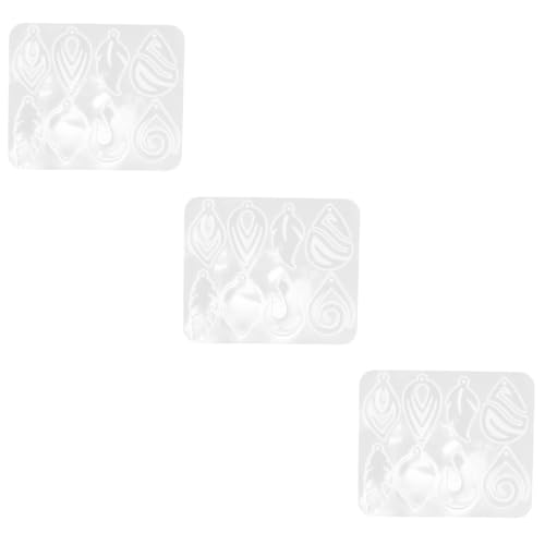 Tofficu 3 Stück Diy Epoxidharz Silikonform für Ohrringe und Anhänger Flexible Gießform für Schmuckherstellung Waschbar und Wiederverwendbar für Bastelprojekte mit Freunden und Familie Tofficu 3 Stück Diy Epoxidharz Silikonform für Ohrringe und Anhänger Flexible Gießform für Schmuckherstellung Waschbar und Wiederverwendbar für Bastelprojekte mit Freunden und Familie von Tofficu