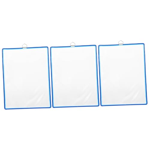 Tofficu 3 Stück Hängende Dokumententasche Aufbewahrungsbehälter Organizer Speisekammer Kanzleipapier Aktenordner Netz Transparente Boxen Hängeregistraturhalter Übergroße von Tofficu