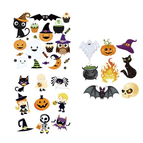 Tofficu 3 Stück Halloween-Flicken Zum Aufbügeln Halloween-Flicken-Set Zum Aufbügeln Wärmeübertragungsflicken Für Kleidungsaufkleber Mit Halloween-Thema Tofficu 3 Stück Halloween-Flicken Zum Aufbügeln Halloween-Flicken-Set Zum Aufbügeln Wärmeübertragungsflicken Für Kleidungsaufkleber Mit Halloween-Thema von Tofficu