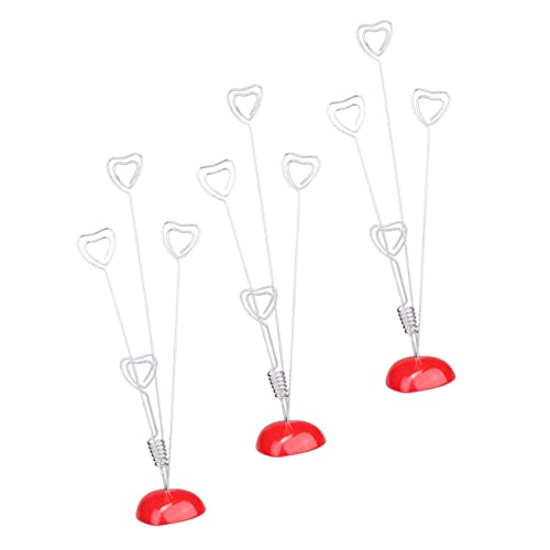 Tofficu 3 Stück Herzförmige Memo Clips Metall Notizhalter Fotoklammern für Schreibtisch Tischkartenhalter Praktische Aufsteller für Büro und Zuhause Tofficu 3 Stück Herzförmige Memo Clips Metall Notizhalter Fotoklammern für Schreibtisch Tischkartenhalter Praktische Aufsteller für Büro und Zuhause von Tofficu