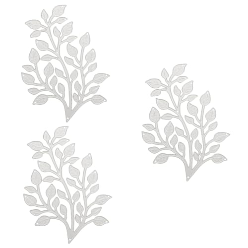 Tofficu 3 Stück Messerform Selber Machen Stanzformen Schablone Sterben Basteln Für Sterben Scrapbooking Schneiden Blatt Gestanzt Ausgeschnitten Schablonen Schneiden Silver Kohlenstoffstahl von Tofficu