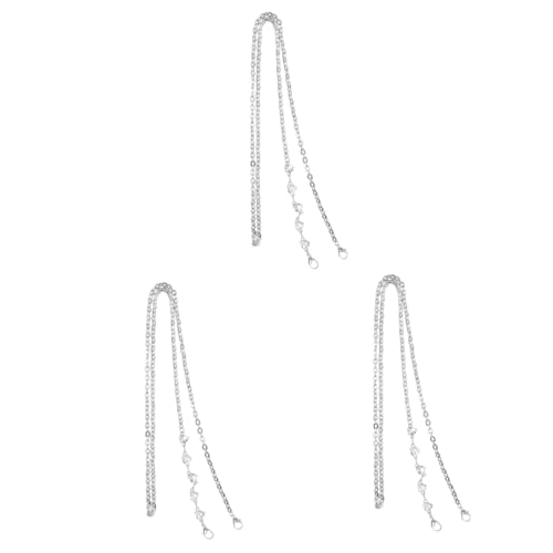 Tofficu 3 Stück Metallkette für Handtaschen Abnehmbare Umhängekette Schultergurt Dekoration Zubehör für Handtaschen und Umhängetaschen Leicht und Stylish für Look Tofficu 3 Stück Metallkette für Handtaschen Abnehmbare Umhängekette Schultergurt Dekoration Zubehör für Handtaschen und Umhängetaschen Leicht und Stylish für Look von Tofficu