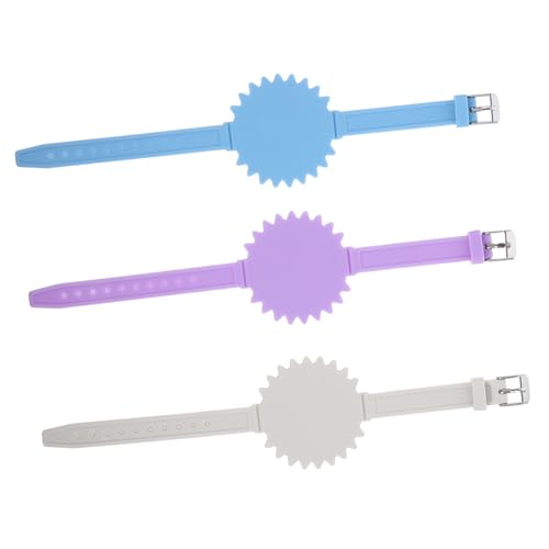 Tofficu 3 Stück Notizarmband Krankenschwester-Schlagarmband-Hinweis Memo-Slap-Armband aus Silikon Lehrer müssen haben Armband zur Kühlung des Handgelenks -Memo Tragbar Kieselgel von Tofficu