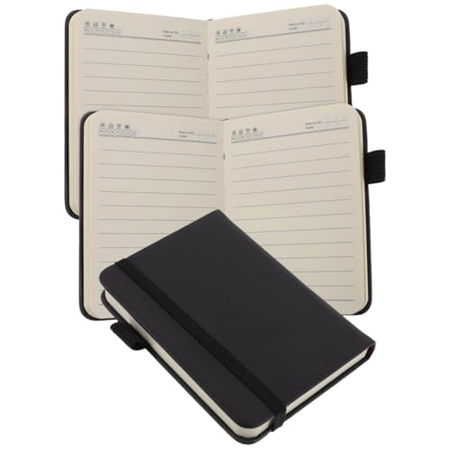 Tofficu 3 Stück Pocket Notizbuch Teilig Klein Liniert Journal Handlich für Tagebuch Notizen Kreative Ideen Praktische Langlebige Schreibunterlage Schwarz Tofficu 3 Stück Pocket Notizbuch Teilig Klein Liniert Journal Handlich für Tagebuch Notizen Kreative Ideen Praktische Langlebige Schreibunterlage Schwarz von Tofficu