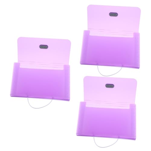Tofficu 3 Stück Rechnung Ordner Dokumentorganisator Dateiorganisator Dokumententasche Office-datei-organizer Dokumentenhalter Aus Papier Dateitasche Pp Violett von Tofficu