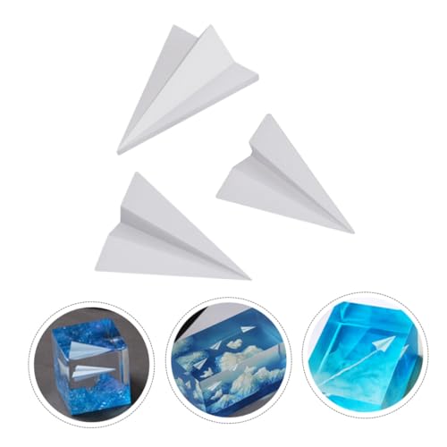 Tofficu 3 Stück Teiliges Epoxidharz Füllstoff Mini Papierflieger Silikonform für DIY Landschaftsornamente Lebendige Leichte Figuren als für und Familie Tofficu 3 Stück Teiliges Epoxidharz Füllstoff Mini Papierflieger Silikonform für DIY Landschaftsornamente Lebendige Leichte Figuren als für und Familie von Tofficu
