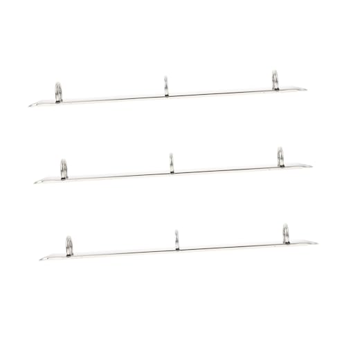 Tofficu 3 Stück Teiliges Metall Buchringe aus Hochwertigem Eisen Langlebige Binderinge für Ringordner Vielseitig Einsetzbar für Büro Schule und Zuhause Leicht und Praktisch zur Tofficu 3 Stück Teiliges Metall Buchringe aus Hochwertigem Eisen Langlebige Binderinge für Ringordner Vielseitig Einsetzbar für Büro Schule und Zuhause Leicht und Praktisch zur von Tofficu