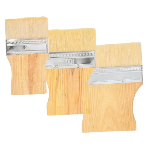 Tofficu 3 Stück Teiliges Pinselset für Flächige Malerei Holzgriff Pinsel Vielseitige Künstlerpinsel für Ölmalerei Ergonomisches Design für Komfortable Handhabung und Präzise Ergebnisse Tofficu 3 Stück Teiliges Pinselset für Flächige Malerei Holzgriff Pinsel Vielseitige Künstlerpinsel für Ölmalerei Ergonomisches Design für Komfortable Handhabung und Präzise Ergebnisse von Tofficu