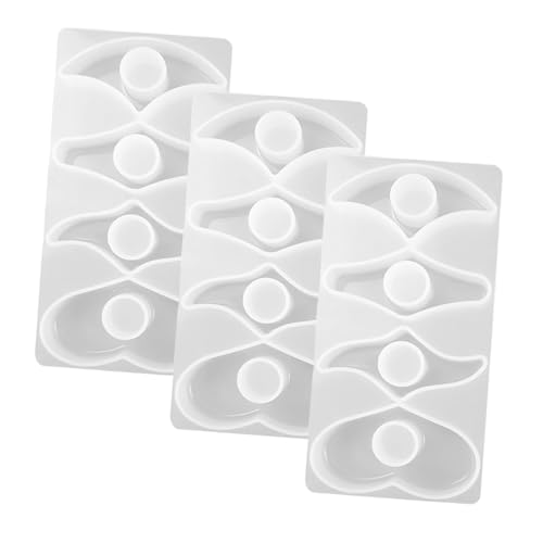 Tofficu 3 Stück Teiliges Silikon-formset für Lesezeichen Epoxidharz Gießen Flexible Wiederverwendbare Buchseitenhalter Gussformen für DIY Resin Lesezeichen Handgefertigte Schmuck von Tofficu