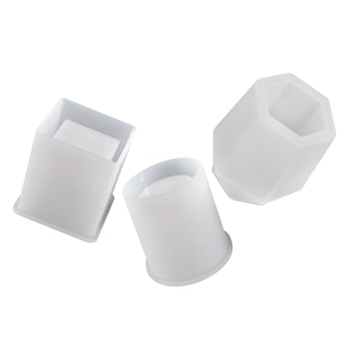 Tofficu 3 Stück Teiliges Silikonform für DIY Stifthalter und Pinselhalter Robustes Wiederverwendbares Epoxidharz Gießform Vielseitig für Personalisierte Aufbewahrung und Kreative Tofficu 3 Stück Teiliges Silikonform für DIY Stifthalter und Pinselhalter Robustes Wiederverwendbares Epoxidharz Gießform Vielseitig für Personalisierte Aufbewahrung und Kreative von Tofficu