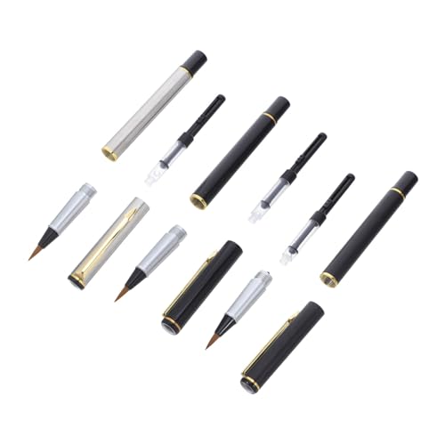 Tofficu 3 Stück Weicher Pinselstift Chinesischer Pinsel Zum Schreiben Befüllbarer Stift Pinsel Bemalter Füllfederhalter Chinesischer Kalligraphie Zeichenstift Nachfüllbarer von Tofficu