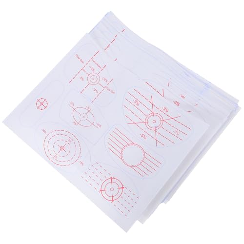 Tofficu 30 Blatt Golf Impact Tape Golf Club Stickers für Präzises Feedback No-residue Swing Training für Irons Woods Putters für Profis und Anfänger von Tofficu