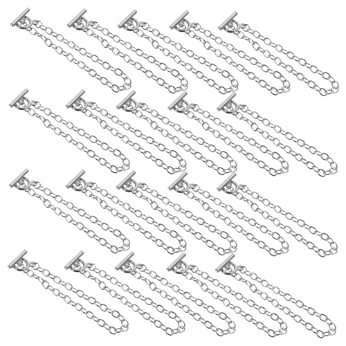 Tofficu 30 Stück Armband Fußkettchen Ketten Armband Für Frauen Armband Diy Kette Gliederarmbänder Armbandschmuck Charmearmbandversorgung Gliederarmband Handgelenkskette Legierung Silber von Tofficu