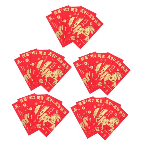 Tofficu 30 Stück Rote Umschläge Jahr Des Pferdes Prägung Traditionell Chinesische Neujahrsumschläge Papierqualität Festlich Für Frühlingsfest Geschenkumschläge Tofficu 30 Stück Rote Umschläge Jahr Des Pferdes Prägung Traditionell Chinesische Neujahrsumschläge Papierqualität Festlich Für Frühlingsfest Geschenkumschläge von Tofficu