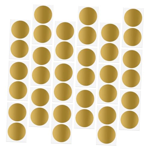 Tofficu 30 Stück Runde Rubbelaufkleber für Diy Überraschungsspiele Hochzeitsspiele und Babypartyspiele Selbstklebende Sticker mit Einfachem Abziehen für Kreative Designs und Unvergessliche von Tofficu