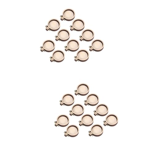 Tofficu 2sets Robuste Holz Mini Stickerei Hoop Kreuz Befestigung Rahmen Decor Leichtigkeit 15 Stücke * 2 Tofficu 2sets Robuste Holz Mini Stickerei Hoop Kreuz Befestigung Rahmen Decor Leichtigkeit 15 Stücke * 2 von Tofficu