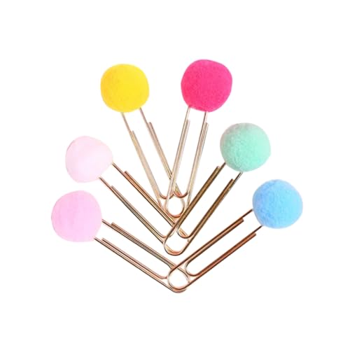 Tofficu 30 Stück Teiliges Bunte Büroklammern mit Plüschkugel Lesezeichen Clip Stabile Notizhalter für Fotos Dokumente und Memo Niedliche Lesezeichen für Schule Büro und Geschenke Tofficu 30 Stück Teiliges Bunte Büroklammern mit Plüschkugel Lesezeichen Clip Stabile Notizhalter für Fotos Dokumente und Memo Niedliche Lesezeichen für Schule Büro und Geschenke von Tofficu