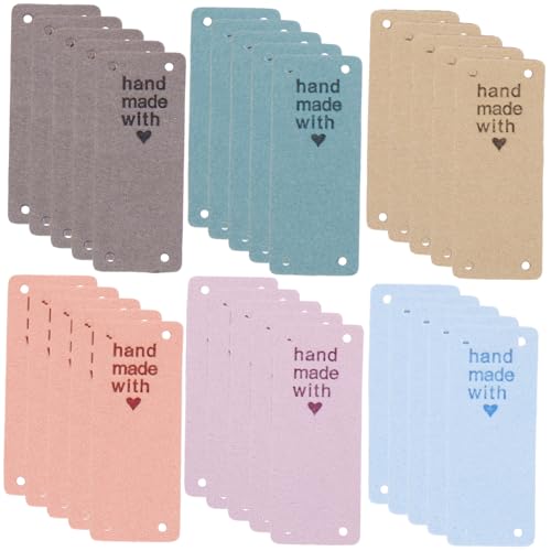 Tofficu 30 Stück Teiliges Bunte Handgefertigte Mikrofaser kleideretiketten zum Annähen Vielseitige DIY Labels für Kleidung Stricken Taschen Personalisierbare Text Designgestaltung Tofficu 30 Stück Teiliges Bunte Handgefertigte Mikrofaser kleideretiketten zum Annähen Vielseitige DIY Labels für Kleidung Stricken Taschen Personalisierbare Text Designgestaltung von Tofficu