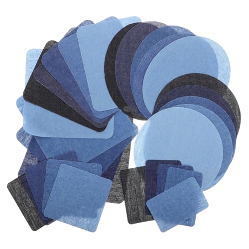 Tofficu 30 Stück Teiliges Denim Bügelflicken Robuste Jeans Patches aus Strapazierfähigem Denim Stoff Waschbare Reparaturflicken für Jeans Jacken und DIY Kleidung Einfache Anwendung für Tofficu 30 Stück Teiliges Denim Bügelflicken Robuste Jeans Patches aus Strapazierfähigem Denim Stoff Waschbare Reparaturflicken für Jeans Jacken und DIY Kleidung Einfache Anwendung für von Tofficu