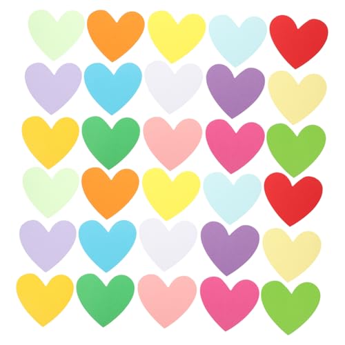 Tofficu 30 Stück Teiliges Herzförmige Papierherzen Papierausschnitte Kreative Dekoration für Klassenzimmer Pinnwand Wand Deko Scrapbooking Party Bastelprojekte Zufällige Zufällige Farbe Tofficu 30 Stück Teiliges Herzförmige Papierherzen Papierausschnitte Kreative Dekoration für Klassenzimmer Pinnwand Wand Deko Scrapbooking Party Bastelprojekte Zufällige Zufällige Farbe von Tofficu