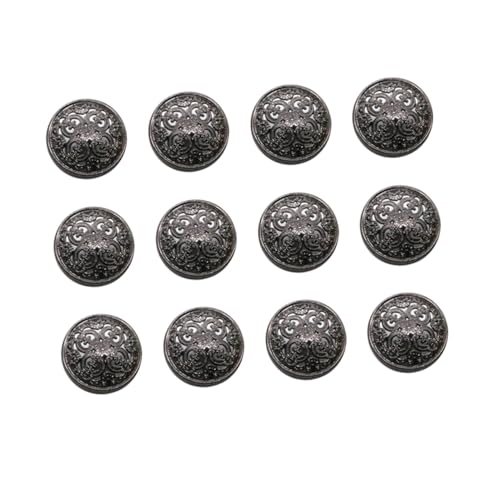 Tofficu 30 Stück Teiliges Metallknöpfe mit Hohldesign Schwarze DIY Knöpfe zum Annähen für Mäntel Jacken Pullover und Handarbeiten Robuste Rostfreie Nietenknöpfe für Kreative Modegestaltung Tofficu 30 Stück Teiliges Metallknöpfe mit Hohldesign Schwarze DIY Knöpfe zum Annähen für Mäntel Jacken Pullover und Handarbeiten Robuste Rostfreie Nietenknöpfe für Kreative Modegestaltung von Tofficu