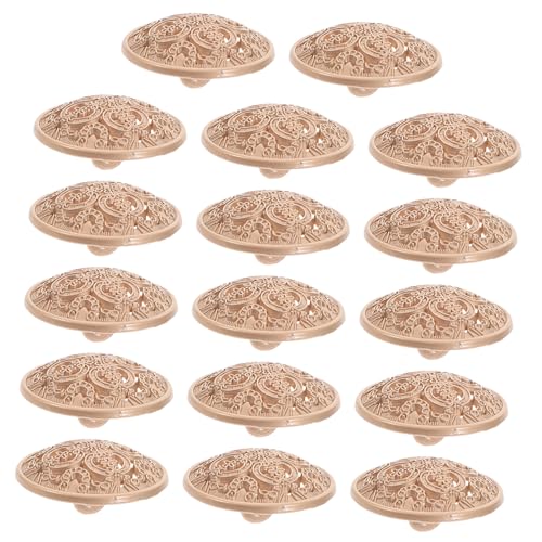 Tofficu 30 Stück Teiliges Metallknöpfe mit Hohlraum Design Robuste Anzug und Mantelknöpfe Modische Nähknöpfe für DIY Kleidung Blazer Pullover und Kreative Handarbeit Goldfarben Tofficu 30 Stück Teiliges Metallknöpfe mit Hohlraum Design Robuste Anzug und Mantelknöpfe Modische Nähknöpfe für DIY Kleidung Blazer Pullover und Kreative Handarbeit Goldfarben von Tofficu