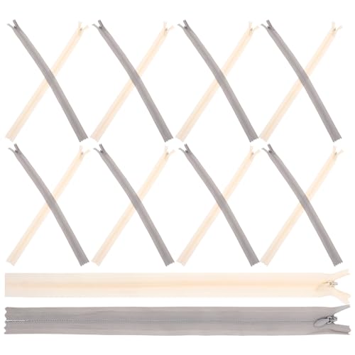 Tofficu 30 Stück Teiliges Nylon Unsichtbar Reißverschluss Geschlossene Enden für Langlebigkeit Sanfte Bedienung Verdeckte Optik für Kleider Röcke Kissen DIY Schneiderei und Bastelbedarf von Tofficu