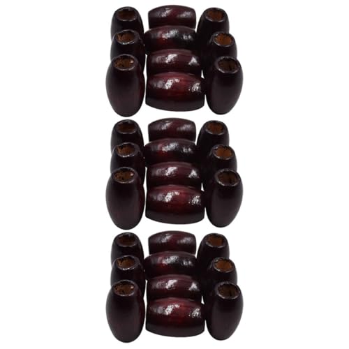 Tofficu 30 Stück Teiliges Ovale Holzperlen mit Großem Langlebig und Glatt für DIY Schmuck Bastelperlen und Ketten Einfache Handhabung für Armbänder Girlanden und Schlüsselanhänger Tofficu 30 Stück Teiliges Ovale Holzperlen mit Großem Langlebig und Glatt für DIY Schmuck Bastelperlen und Ketten Einfache Handhabung für Armbänder Girlanden und Schlüsselanhänger von Tofficu
