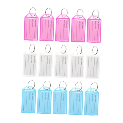 Tofficu 30 Stück Teiliges Schlüsselanhänger aus Robustem Kunststoff Mehrfarbige Id Tags zur Schlüsselbeschriftung und Klassifizierung Vielseitig Einsetzbar für Zuhause Gepäck Sport und Tofficu 30 Stück Teiliges Schlüsselanhänger aus Robustem Kunststoff Mehrfarbige Id Tags zur Schlüsselbeschriftung und Klassifizierung Vielseitig Einsetzbar für Zuhause Gepäck Sport und von Tofficu